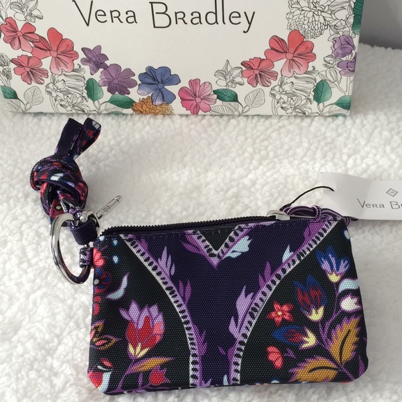 Vera Bradley Lighten Up Zip ID lanyard set Foxwood - Picture 4 of 4